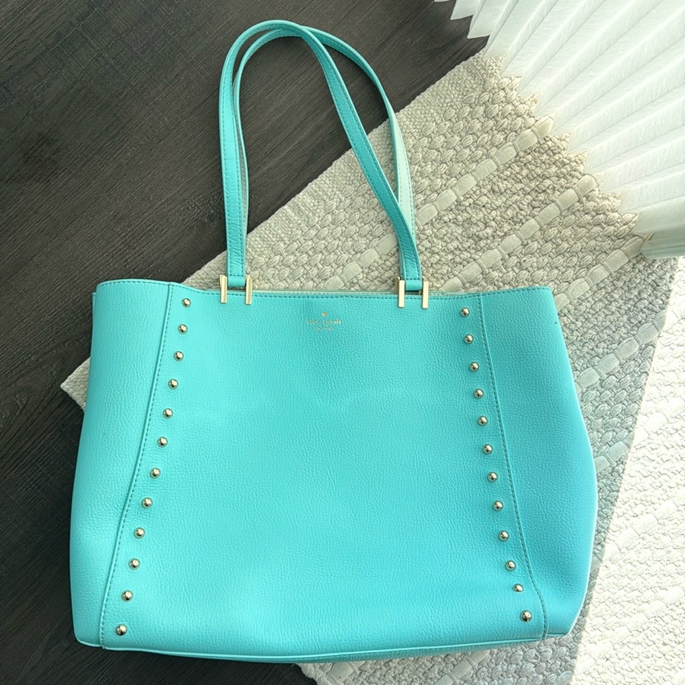 Baby blue Kate spade leather purse